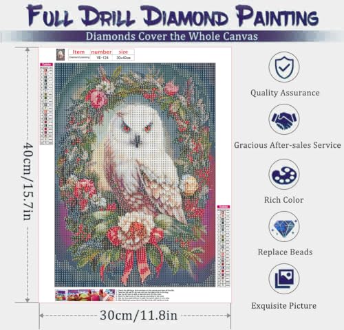 White Owl | Diamond Painting