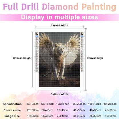 White Lion | Diamond Painting
