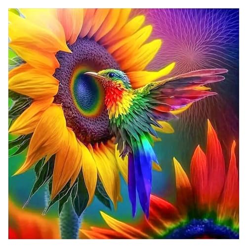 Bird On The Sunflower | Diamond Painting