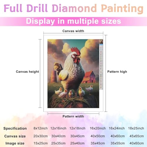 Rooster Chicken | Diamond Painting