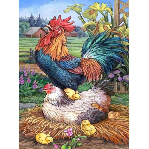 Rooster Chicken | Diamond Painting