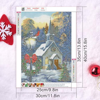 Cardinal Bird Christmas | Diamond Painting