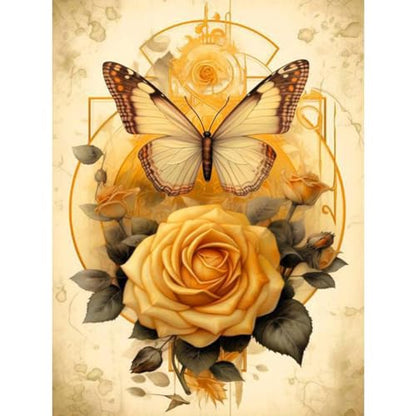 Butterfly Flower | Diamond Painting