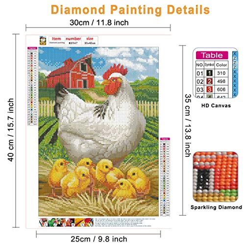 Rooster Chicken | Diamond Painting