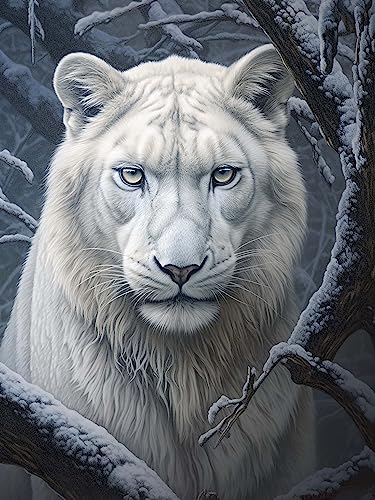 White Lion | Diamond Painting