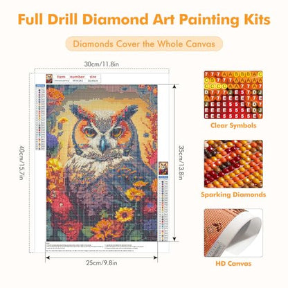 Owl | Diamond Painting
