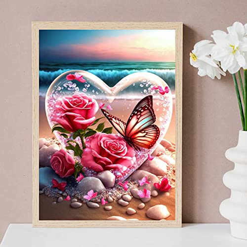 Love Beach Flower | Diamond Painting