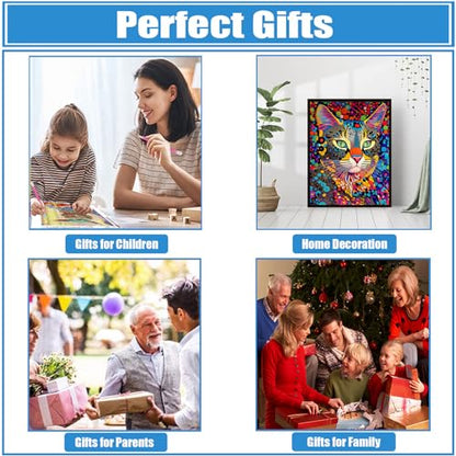 Colorful Cat | Diamond Painting