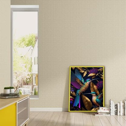Hummingbirds And Flower | Diamond Painting