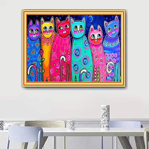 Colorful Cat | Diamond Painting