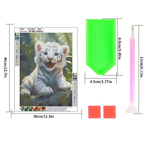 White Tiger | Diamond Painting