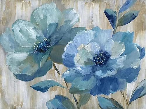 Blue Flower | Diamond Painting