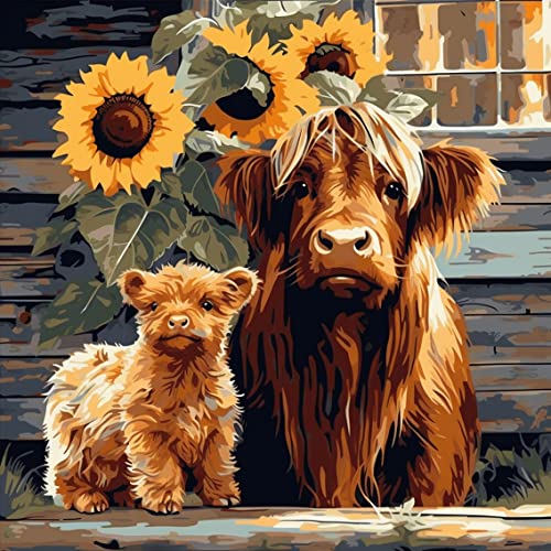 Highland Cow | Diamond Painting