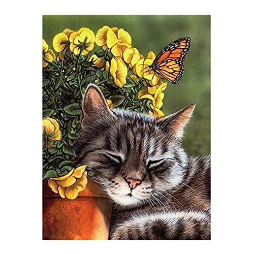 Butterfly Cat | Diamond Painting