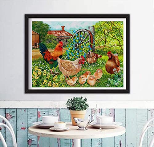 Rooster Chicken | Diamond Painting