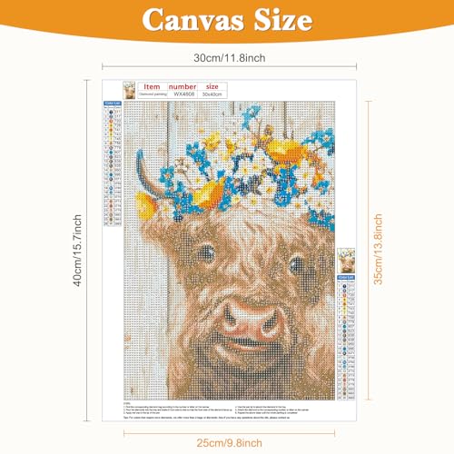 Highland Cow | Diamond Painting