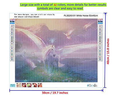 White Horse | Diamond Painting