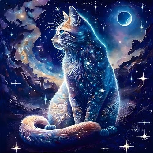 Midnight Cat | Diamond Painting