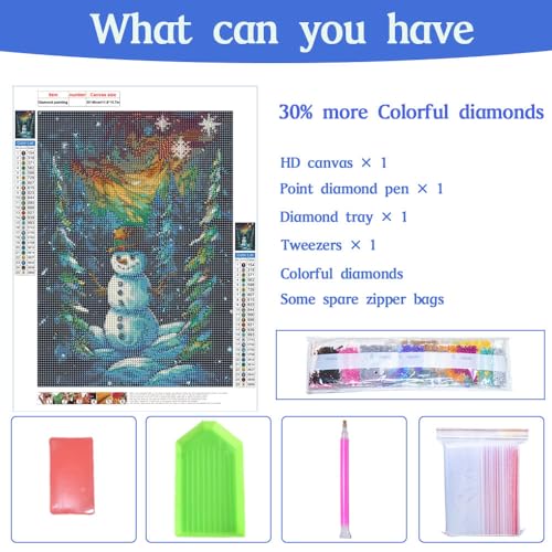 Snowman | Diamond Painting