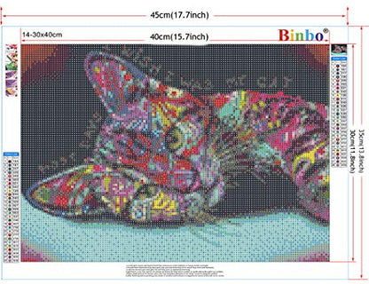 Colorful Cat | Diamond Painting