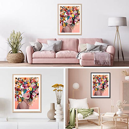 Woman Flower | Diamond Painting