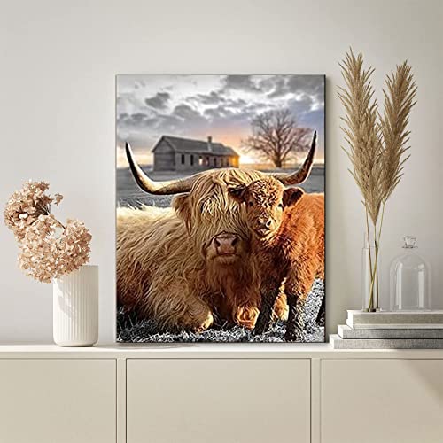 Highland Cow | Diamond Painting