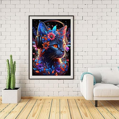 Midnight Cat | Diamond Painting