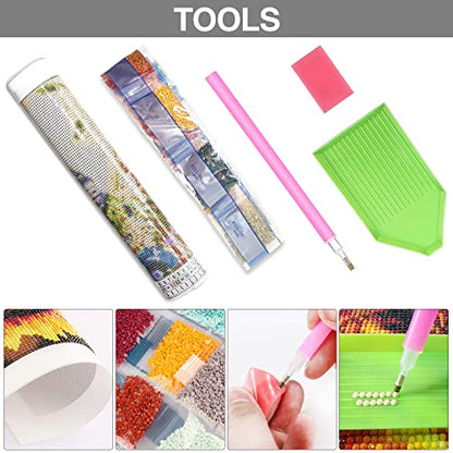 White Horse | Diamond Painting