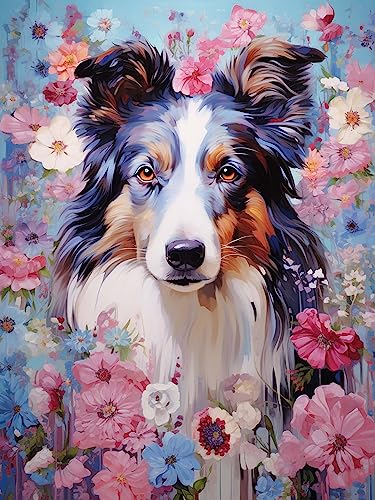 Dog Australian Shepherd | Diamond Painting