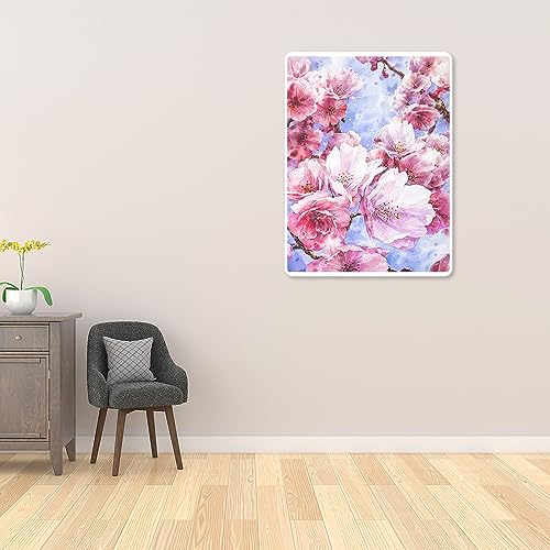 Blue Sky And Pink Flower | Diamond Painting