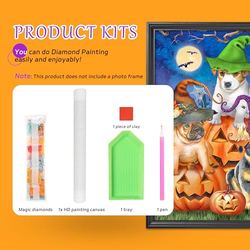 Dogs Halloween | Diamond Painting