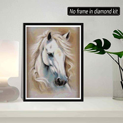 White Horse | Diamond Painting