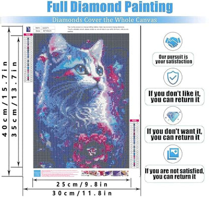 Colorful Cat | Diamond Painting
