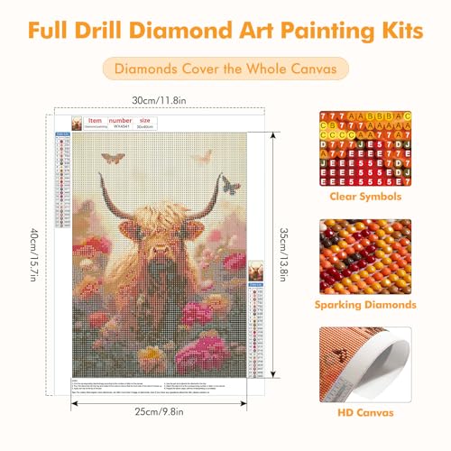 Highland Cow | Diamond Painting