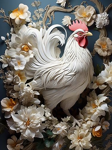 Rooster Chicken | Diamond Painting