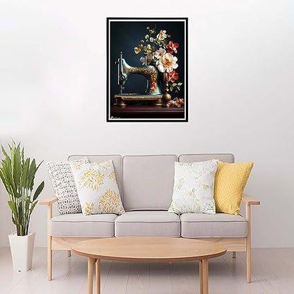 Sewing Machine Flower | Diamond Painting