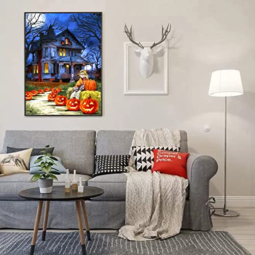 Pumpkin House Halloween | Diamond Painting