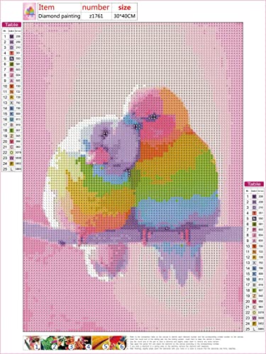 Love Birds Parrot | Diamond Painting