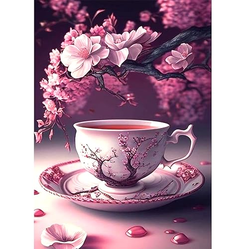 Coffee And Flower | Diamond Painting