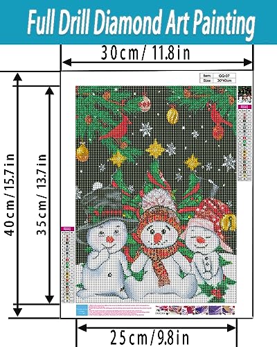 Snowman Christmas | Diamond Painting