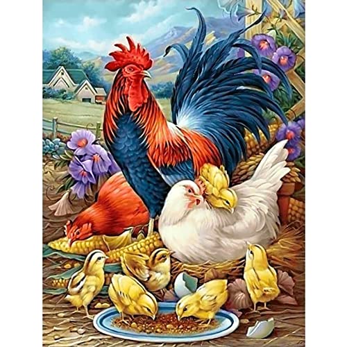 Rooster Chicken | Diamond Painting