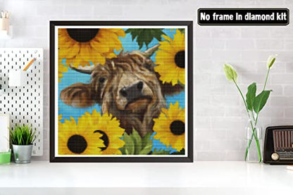 Sunflower Cow | Diamond Painting