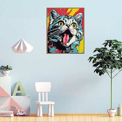 Cat Mad Kitty | Diamond Painting