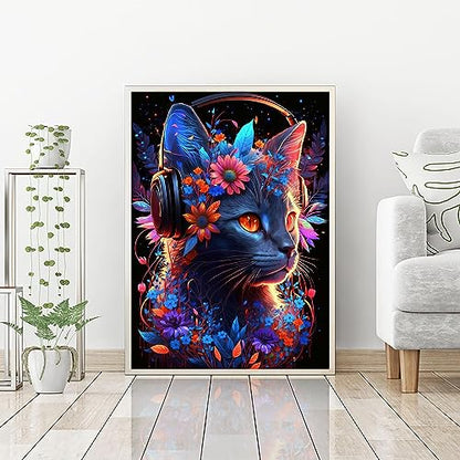 Midnight Cat | Diamond Painting