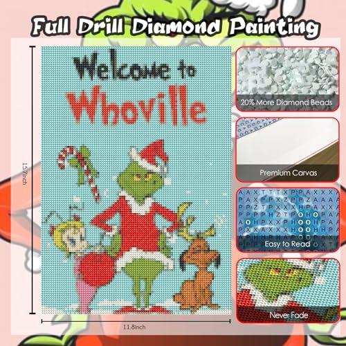 Christmas Grinch | Diamond Painting