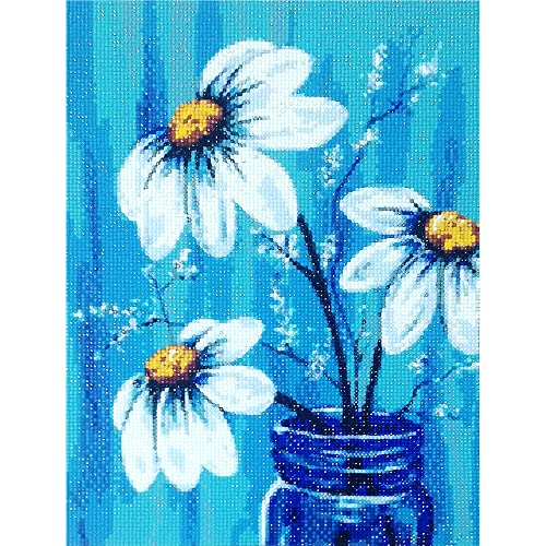 White Small Flower | Diamond Painting