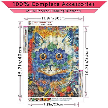 Colorful Cat | Diamond Painting