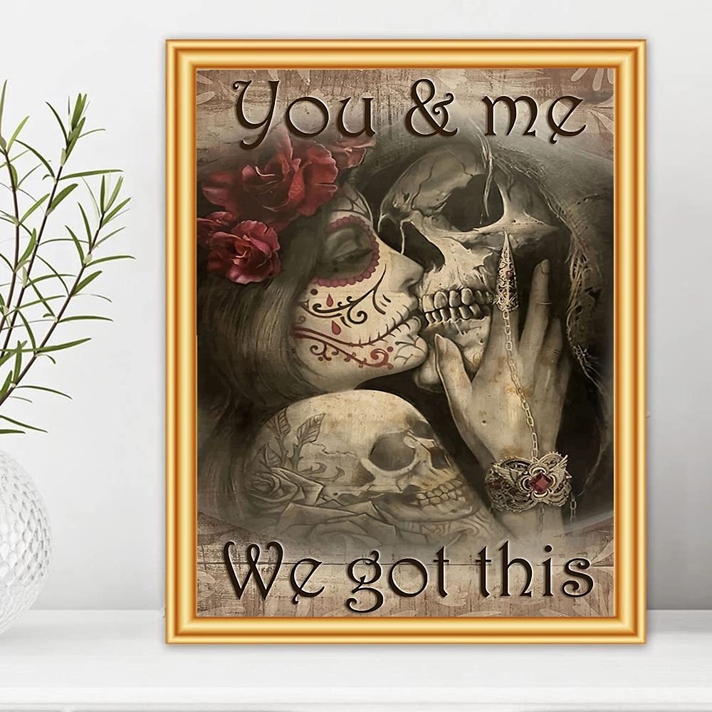 Couple Skeleton Halloween | Diamond Painting