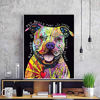 Dog Pit Bull | Diamond Painting