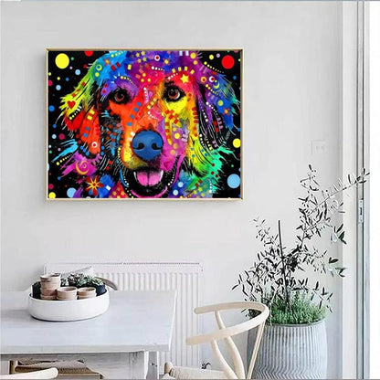 Dog Golden Retriever | Diamond Painting